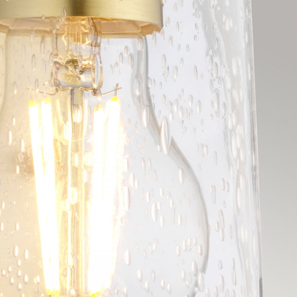 QN-BRAELYN1-BB Braelyn 1 Light Bathroom Wall Light Brushed Brass