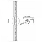 QN-FACET-LED2-HB-BATH Facet 2 Light LED Bathroom Wall Light Heritage Brass
