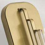 QN-KIMROSE1-BNB Kimrose 1 Light Wall Light Brushed Natural Brass