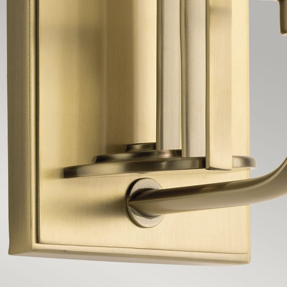 QN-KIMROSE1-BNB Kimrose 1 Light Wall Light Brushed Natural Brass