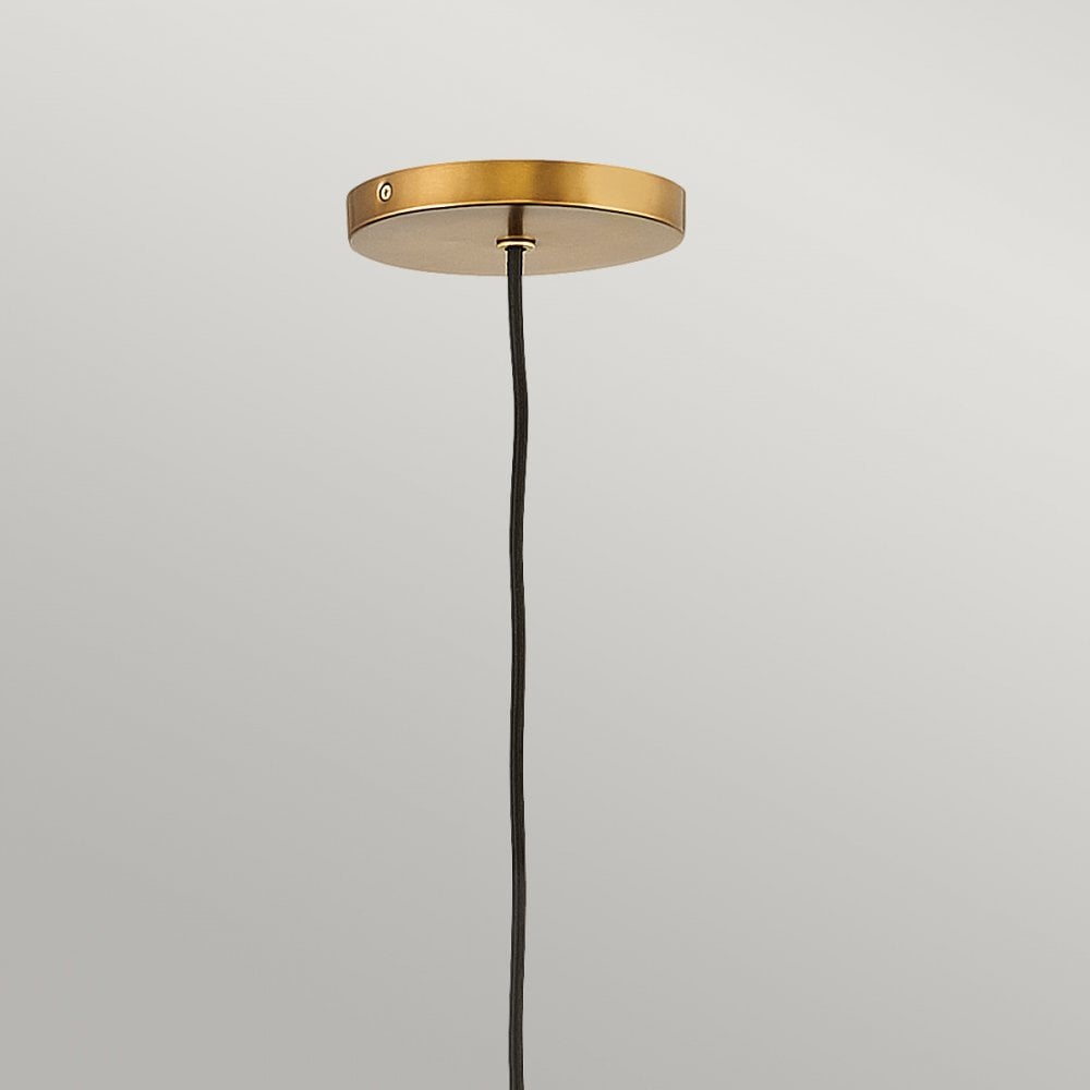 QN-SKYE-1P Skye 1 Light Pendant Heritage Brass