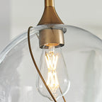 QN-SKYE-1P Skye 1 Light Pendant Heritage Brass