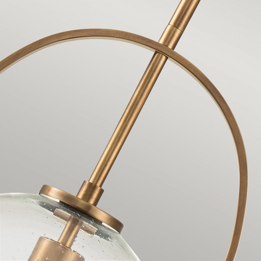 QN-SOMERSET-P-C-HB Somerset 1 Light Pendant Heritage Brass