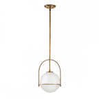 QN-SOMERSET-P-O-HB Somerset 1 Light Pendant Heritage Brass