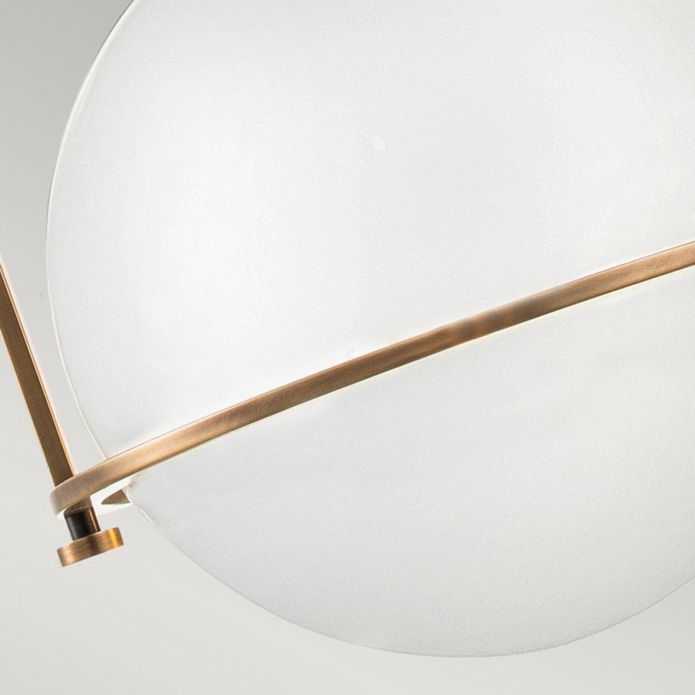 QN-SOMERSET-P-O-HB Somerset 1 Light Pendant Heritage Brass