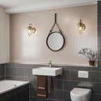 QN-URBANREST1 Urban Restoration 1 Light Bathroom Wall Light Dark Antique Brass