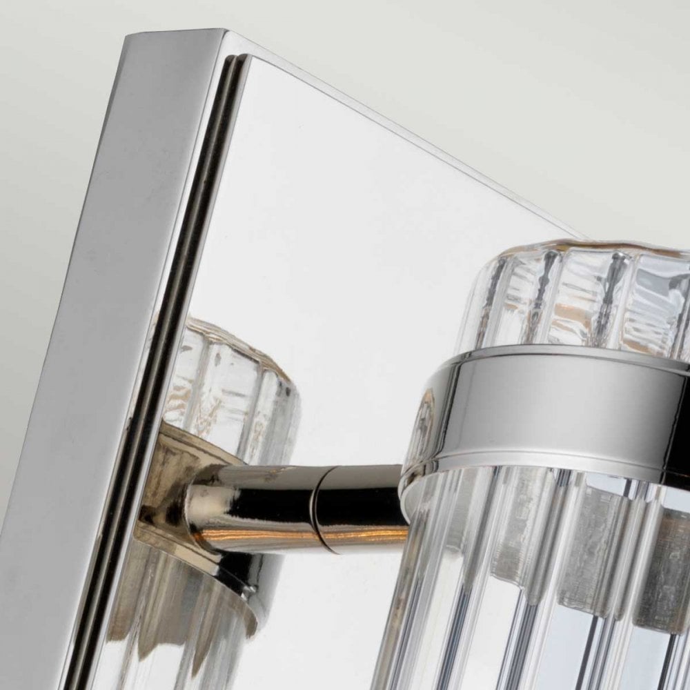QN-WELLINGTON1-PC Wellington 1 Light Bathroom Wall Light Polished Chrome