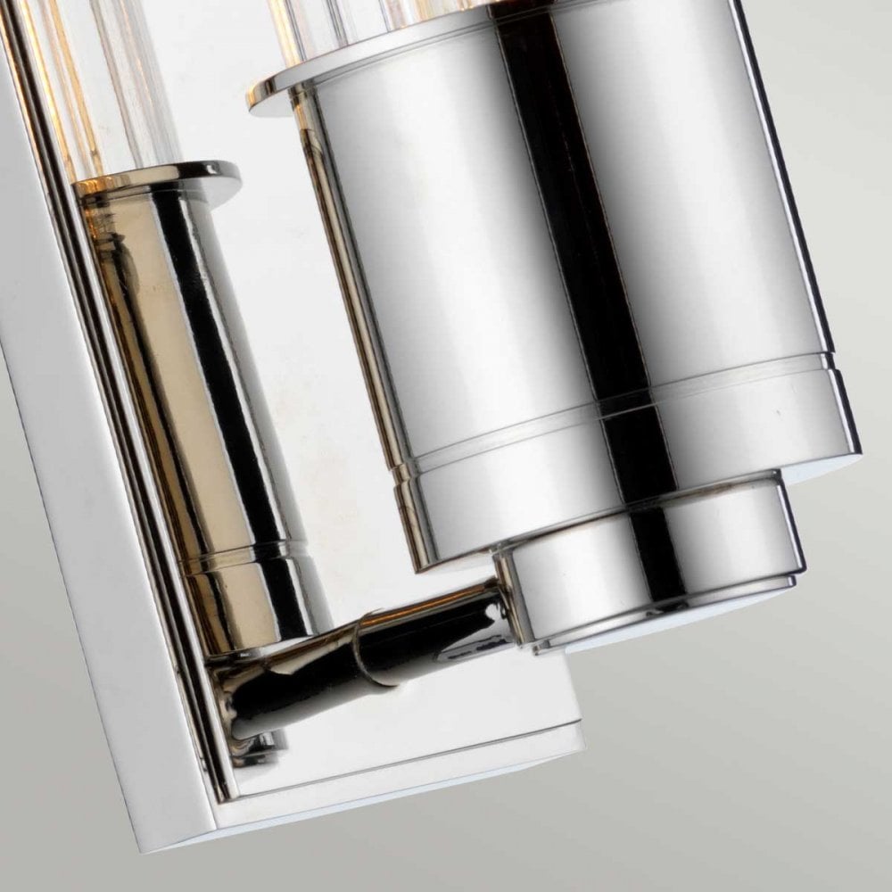 QN-WELLINGTON1-PC Wellington 1 Light Bathroom Wall Light Polished Chrome