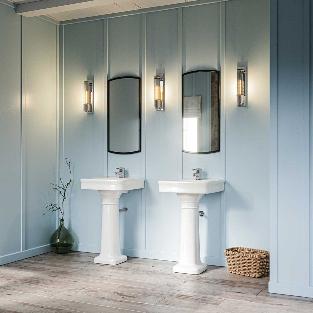 QN-WELLINGTON1-PC Wellington 1 Light Bathroom Wall Light Polished Chrome