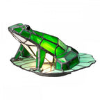 QZ-FROG-TL Tiffany Animal Lamps 1 Light Table Lamp Vintage Bronze