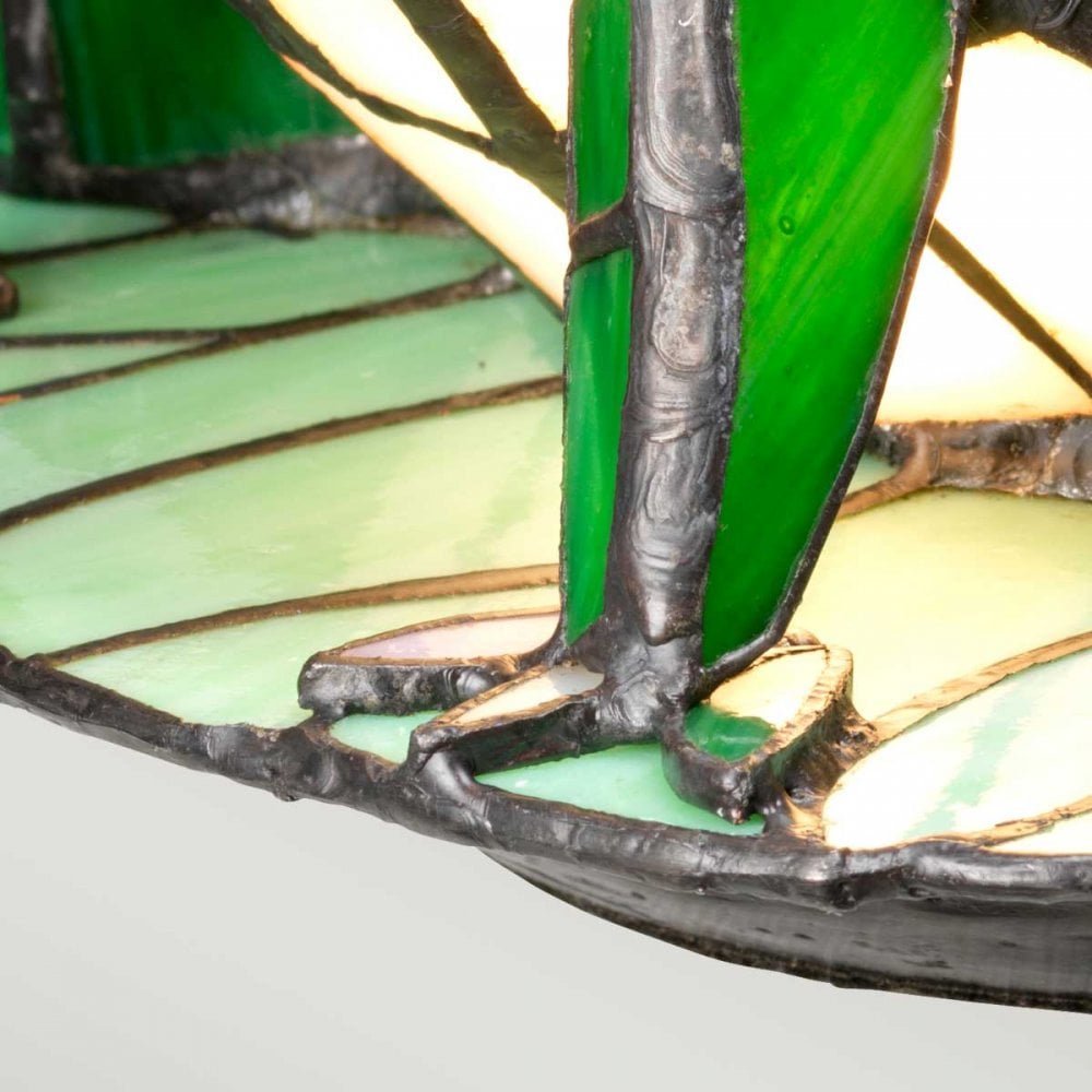 QZ-FROG-TL Tiffany Animal Lamps 1 Light Table Lamp Vintage Bronze