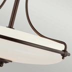 QZ-GRIFFIN-SFS-PN Griffin 3 Light Ceiling Semi-Flush Palladian Bronze