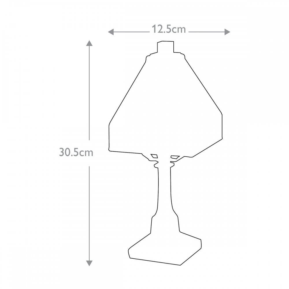 QZ-HOLMES-TL Holmes 1 Light Table Lamp Vintage Bronze