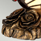 QZ-OBUTTERFLY-TL Tiffany Animal Lamps 1 Light Table Lamp Architectural Bronze