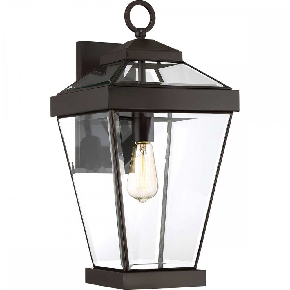 QZ-RAVINE2-L Ravine 1 Light Outdoor Larfe Wall Lantern Western Bronze