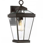 QZ-RAVINE2-M Ravine 1 Light Outdoor Medium Wall Lantern Western Bronze