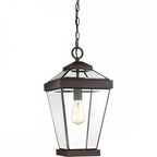QZ-RAVINE8-L Ravine 1 Light Outdoor Large Chain Lantern Western Bronze