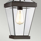 QZ-RAVINE8-M Ravine 1 Light Outdoor Medium Chain Lantern Western Bronze