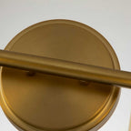 QZ-SWELL2-BB-BATH Swell 2 Light Bathroom Wall Light Brushed Brass