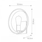 QZ-THEATER-ROW1WT Theater Row 1 Light Wall Light Western Bronze