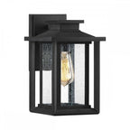 QZ-WAKEFIELD-S-TBK Wakefield 1 Light Outdoor Small Wall LanternEarth Black