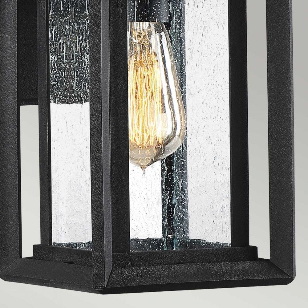 QZ-WAKEFIELD-S-TBK Wakefield 1 Light Outdoor Small Wall LanternEarth Black