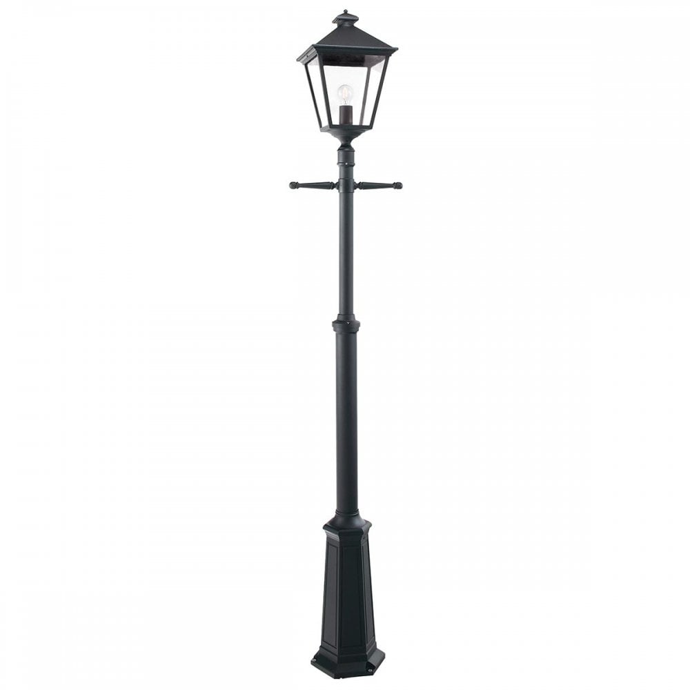 TG5-BLACK Turin Grande 1 Light Outdoor Lamp Post Black