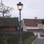 TG5-BLACK Turin Grande 1 Light Outdoor Lamp Post Black