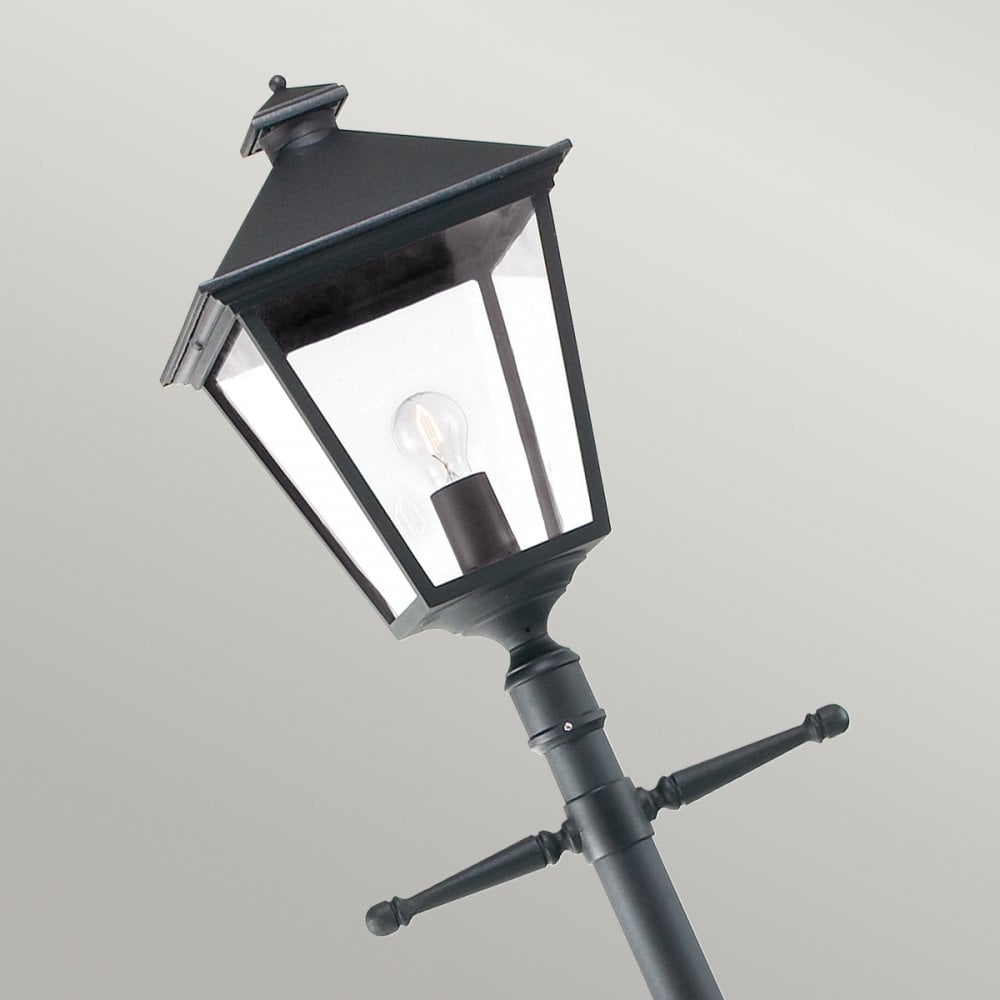 TG5-BLACK Turin Grande 1 Light Outdoor Lamp Post Black