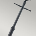 TG5-BLACK Turin Grande 1 Light Outdoor Lamp Post Black