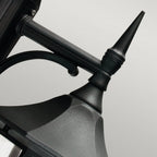 V2-BLACK Valencia 1 Light Outdoor Down Lantern Black