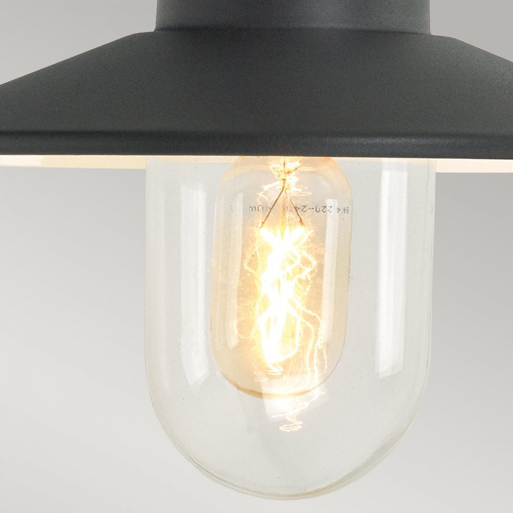 VANSBRO-BLK Vansbro 1 Light Outdoor Wall Lantern Black