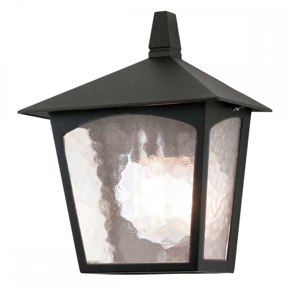 BL15-BLACK York Outdoor 1 Light Flush Lantern Black