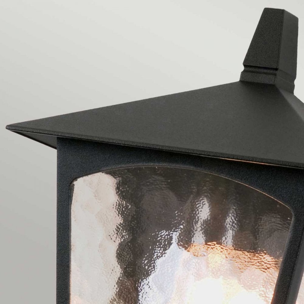BL15-BLACK York Outdoor 1 Light Flush Lantern Black
