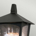 BL15-BLACK York Outdoor 1 Light Flush Lantern Black