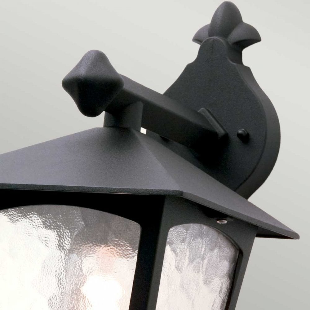 BL2-BLACK York Outdoor 1 Light Wall Down Lantern Black