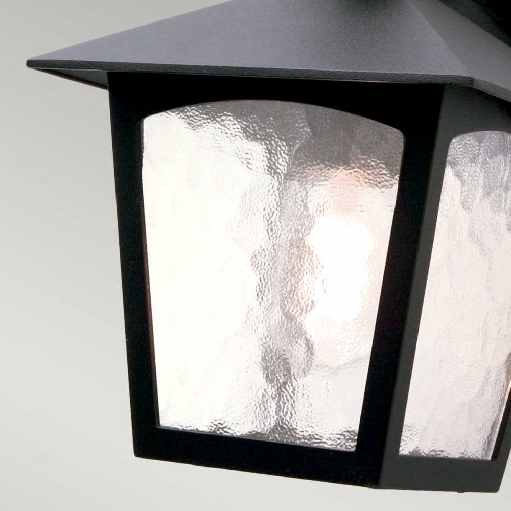 BL2-BLACK York Outdoor 1 Light Wall Down Lantern Black