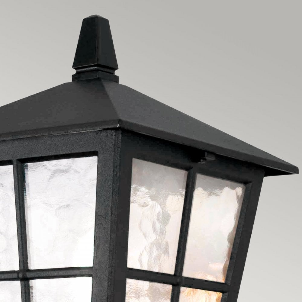 BL46M-BLACK Canterbury Outdoor 1 Light Wall Up Lantern Black