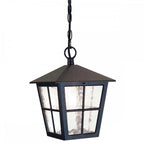 BL48M-BLACK Canterbury Outdoor 1 Light Chain Lantern Black
