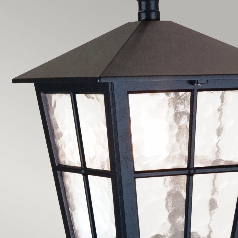 BL48M-BLACK Canterbury Outdoor 1 Light Chain Lantern Black
