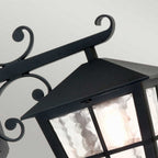 BL52M-BLACK Canterbury Outdoor 1 Light Wall Down Lantern Black
