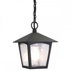 BL6B-BLACK York Outdoor 1 Light Porch Chain Lantern Black