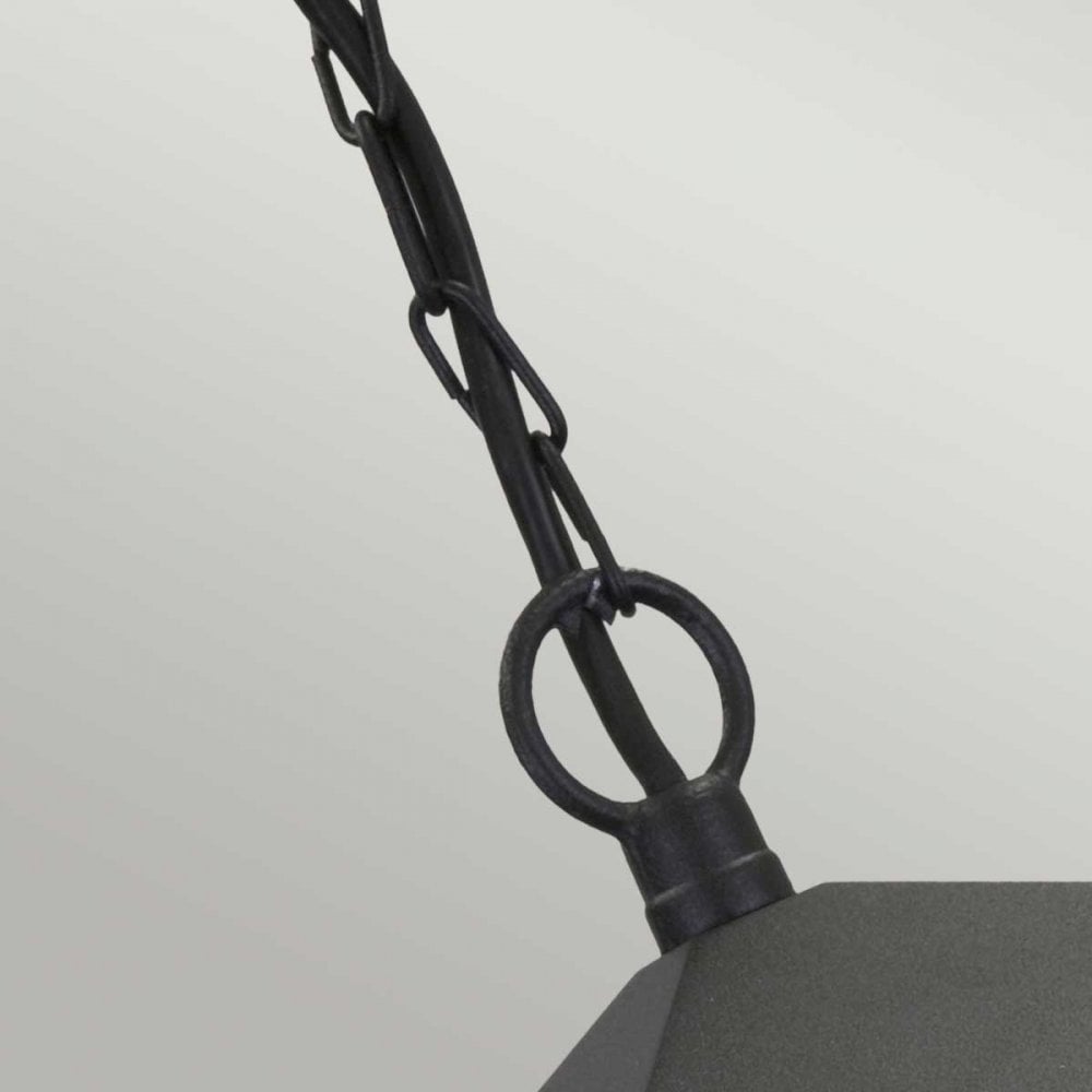 BL6B-BLACK York Outdoor 1 Light Porch Chain Lantern Black