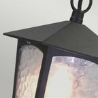 BL6B-BLACK York Outdoor 1 Light Porch Chain Lantern Black