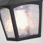 BL6B-BLACK York Outdoor 1 Light Porch Chain Lantern Black
