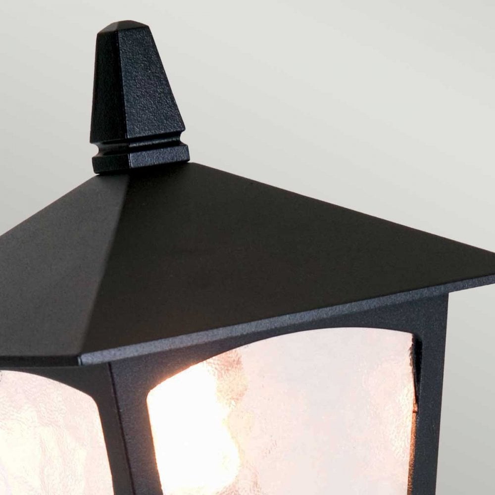 BL7-BLACK York Outdoor 1 Light Pedestal Lantern Black