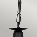 MN3-BLACK Minster 3 Light Chandelier Black