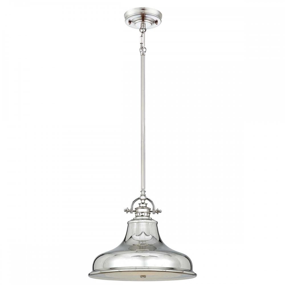 QZ-EMERY-P-M-IS Emery 1 Light Medium Pendant Imperial Silver