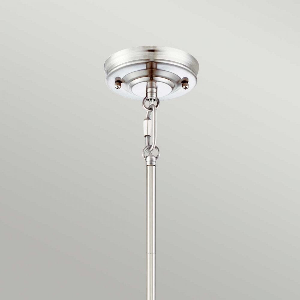 QZ-EMERY-P-M-IS Emery 1 Light Medium Pendant Imperial Silver