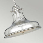 QZ-EMERY-P-M-IS Emery 1 Light Medium Pendant Imperial Silver